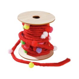 CORDON AVEC POMPONS