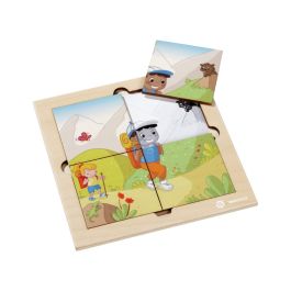 PUZZLE LES VACANCES À la montagne