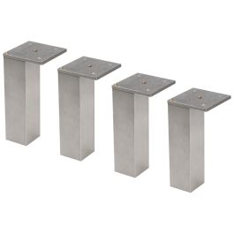 LOT DE 4 PIEDS Pour meubles L: 36 et 70,5 cm