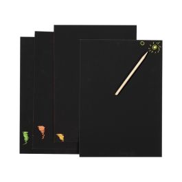 CARTES À GRATTER A4 Fluo