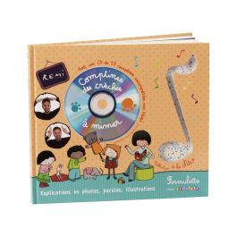LIVRE CD COMPTINES DES CRÈCHES À MIMER