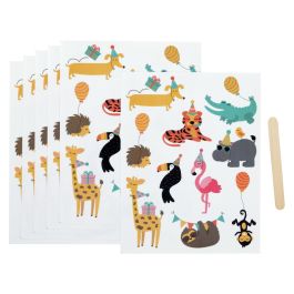 STICKER Tiere und Party
