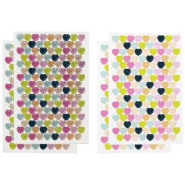 STICKERTJES METALLIC EN PASTEL Harten