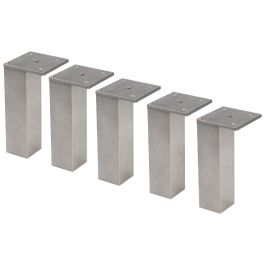 LOT DE 5 PIEDS Pour meubles L: 105 et 139 cm