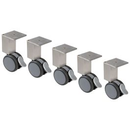 LOT DE 5 PIEDS Pour meubles L: 105 et 139 cm