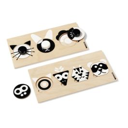MAXISET INLEGPUZZELS ZWART EN WIT