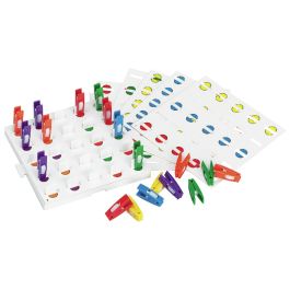 JEU DES PINCES COULEURS ET POSITIONS Simple