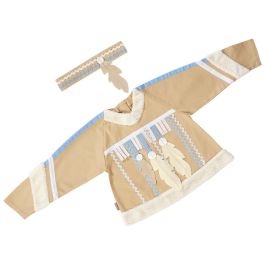 VERKLEIDUNG PREMIUM INDIANER MIT STIRNBAND