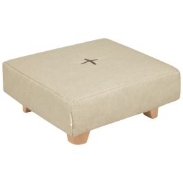 POUF CARRÉ Avec pieds en bois Cocoon Confort