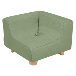 CHAUFFEUSE D'ANGLE Avec pieds en bois Cocoon Confort