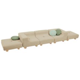 KIT BANQUETTE Cocoon Confort Avec pieds en bois