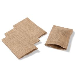 SACS EN TOILE DE JUTE À DÉCORER 10 x 15 cm