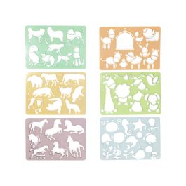 LOT DE POCHOIRS À DESSIN Animaux