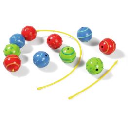 JEU DE LAÇAGE Balles à enfiler