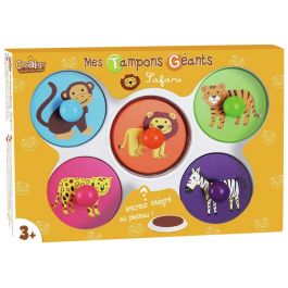 MAXI TAMPONS EN BOIS + ENCREUR Savane