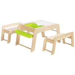 TABLE MULTI-ACTIVITÉS Creativ Spéciale peinture + 2 bancs