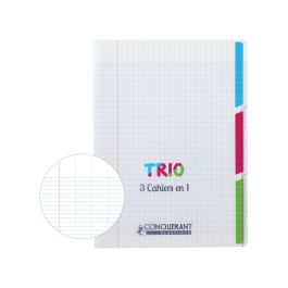 CAHIER POLYPRO À INDEX 3 en 1 24x32 cm - 96 pages