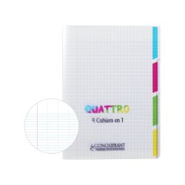 CAHIER POLYPRO À INDEX 4 en 1 24x32 cm - 140 pages