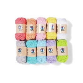 PELOTES DE FIL COTON Couleurs pastel