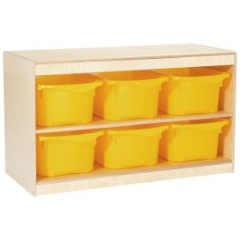 MEUBLE DE RANGEMENT BABI Up 6 bacs - 1 étagère