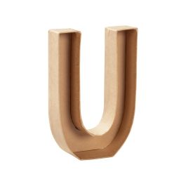 LETTRE CREUSE À DÉCORER U