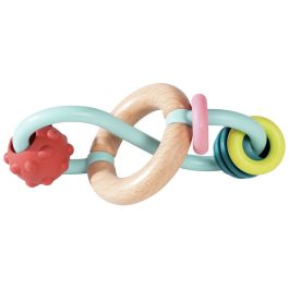 HOCHET DE DENTITION Bois et silicone Labyrinthe