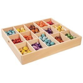 PLATEAU DE TRI ET FORMES EN BOIS
