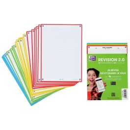 FICHES BRISTOL A5 Perforées Q5/5 Pack 4 couleurs