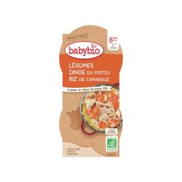 Légumes, dinde et riz - 2 x 200 g
