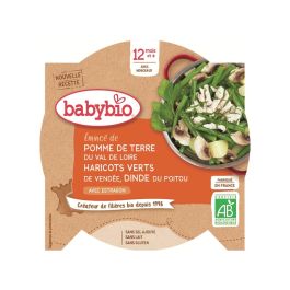 Pomme de terre, haricots verts et dinde - 230 g
