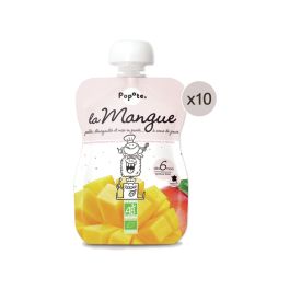 MAXI LOT GOURDES MONOSAVEUR BIO - Mangue 10 x 120 g
