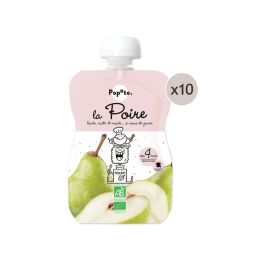 MAXI LOT GOURDES MONOSAVEUR BIO - Poire 10 x 120 g