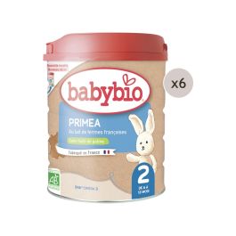MAXI LOT LAIT DE VACHE PRIMEA 2ÈME AGE - 6 x 800 g