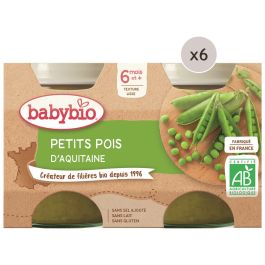 MAXI LOT PETITS POTS BIO Petits pois - 12 x 130 g