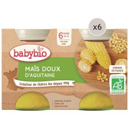 MAXI LOT PETITS POTS BIO Maïs doux - 12 x 130 g