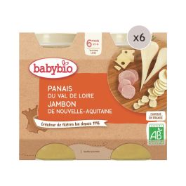 MAXI LOT PETITS POTS BIO Panais et jambon - 12 x 130 g