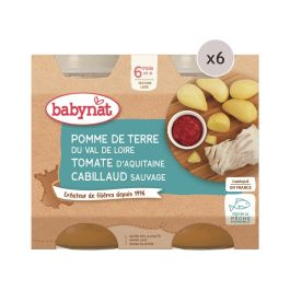MAXI LOT PETITS POTS BIO Pomme de terre, tomate et cabillaud - 12 x 200 g