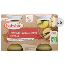MAXI LOT PETITS POTS BIO Pomme et vanille - 12 x 130 g