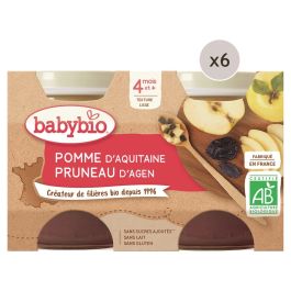 MAXI LOT PETITS POTS BIO Pomme et pruneau - 12 x 130 g