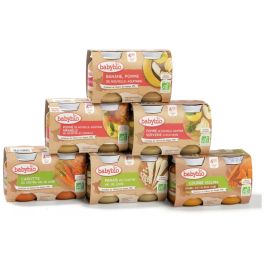 MAXI LOT PETITS POTS BIO DÉBUT DE LA DIVERSIFICATION - 12 x 130 g