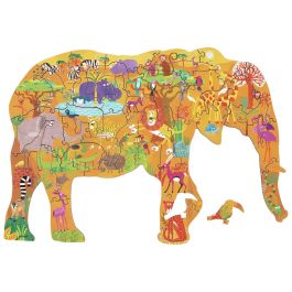 PUZZLE SILHOUETTE La savane