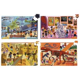 VALISETTE 4 PUZZLES Au musée