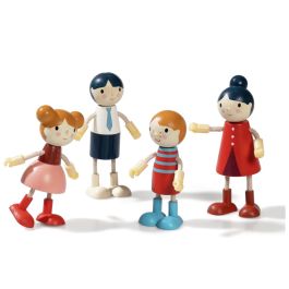 FIGURINES EN BOIS La famille