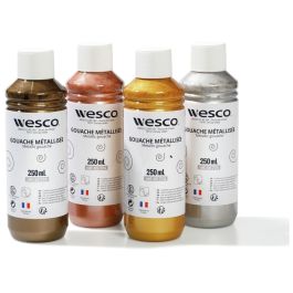 GOUACHE MÉTALLISÉE 4 x 250 ml