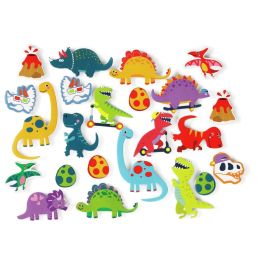 GOMMETTES EN MOUSSE Dinosaures