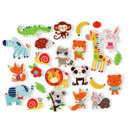 GOMMETTES EN MOUSSE Animaux sauvages