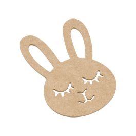 GRAND SUPPORT PLAT À DÉCORER Lapin