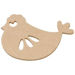 SUPPORT PLAT À DÉCORER Poule