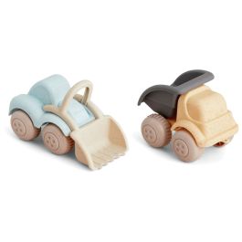 CAMION BENNE ET PELLETEUSE en bioplastique