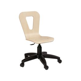 CHAISE COQUE Mia PIED ÉTOILE À roulettes pour adulte